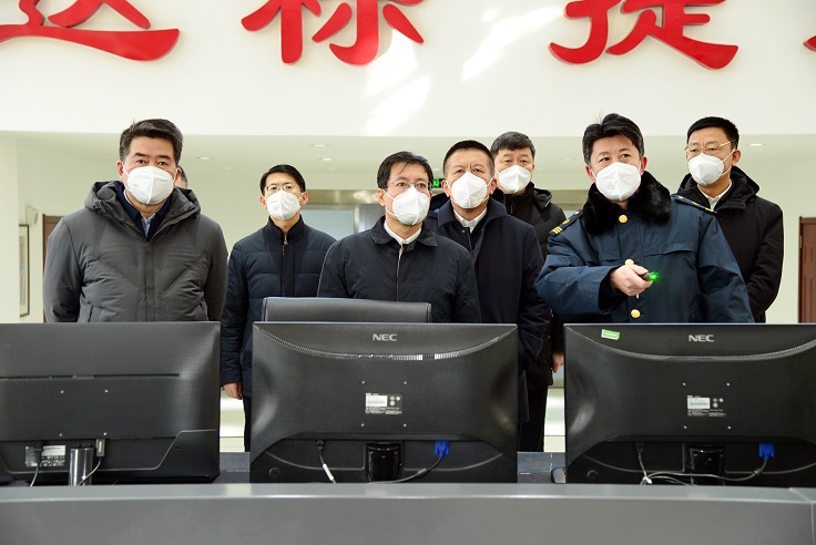 姜有为副省长督导检查春运工作